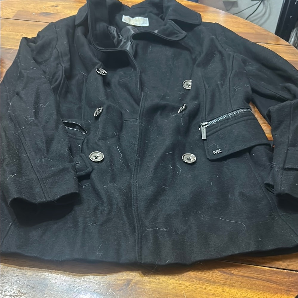 Black Double-Breasted Women's Jacket‎